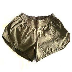 Lululemon Hotty Hot Short Army Green Size 4